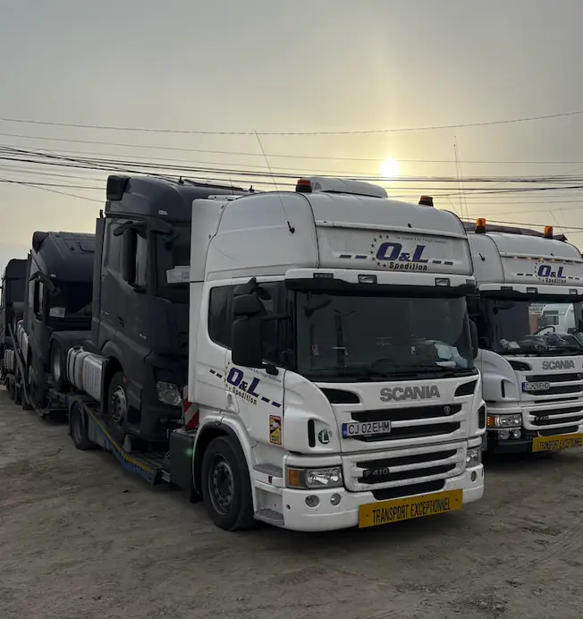Camioane din flota OL Speditionwagon, la răsărit - OL Speditionwagon