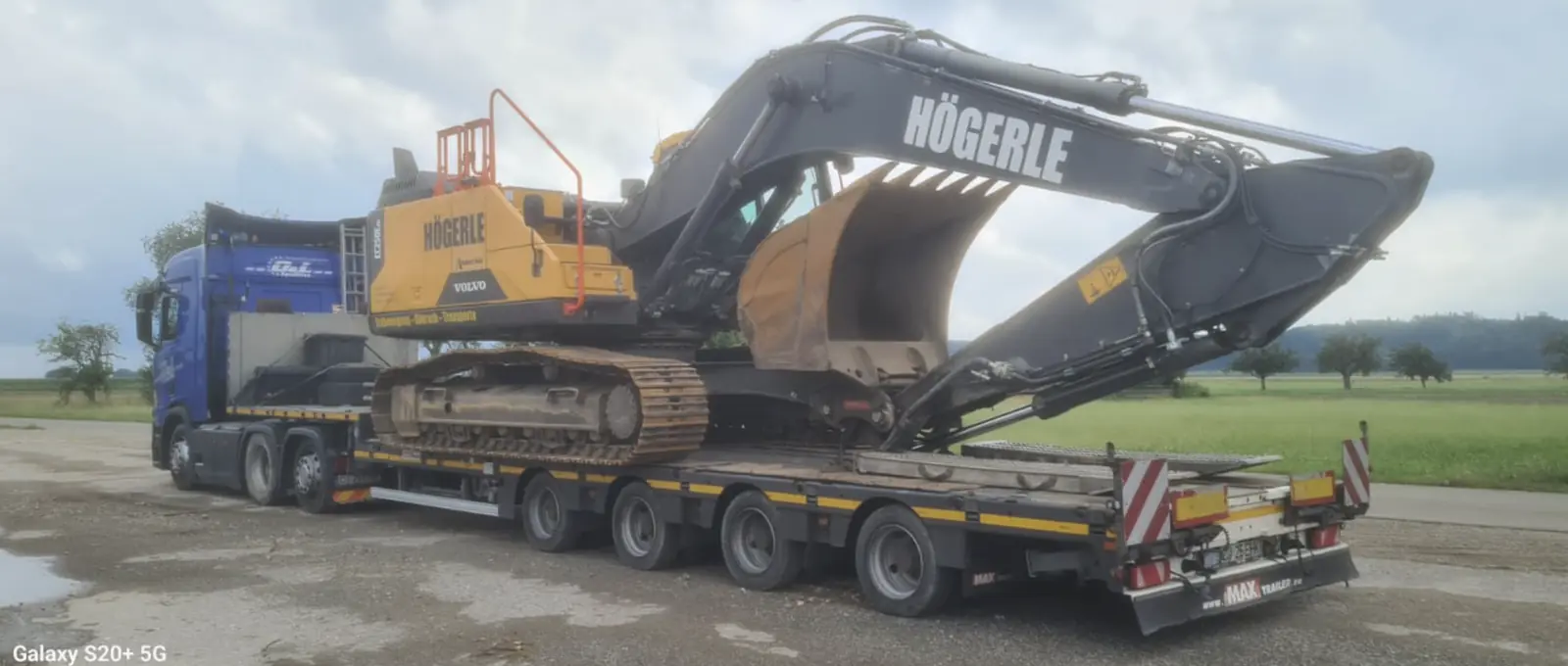 Macara mobilă Liebherr preluată din Olanda, în regim de convoi excepțional - OL Speditionwagon