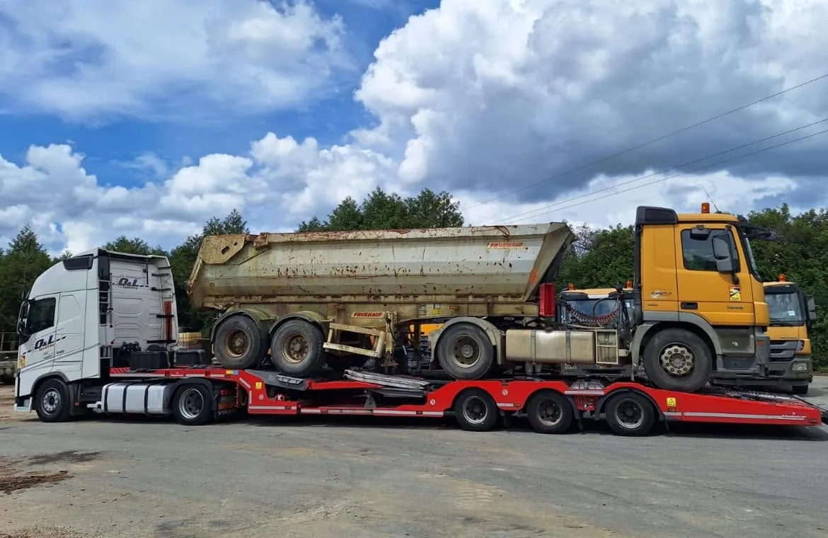 Transport basculantă și cap tractor Mercedes, O&L Spedition