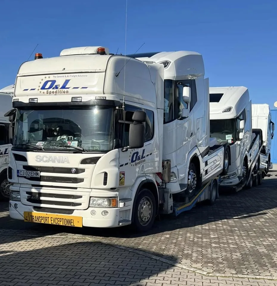 Scania O&L, transport excepțional de capete tractor